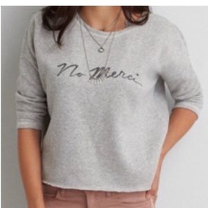 American Eagle cropped sweatshirt